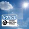 Signmission Drivers Chock Your Wheels OSHA Notice Sign, Vinyl Decal, 10in W x 7in L, 2PK OS-2PACK-NS-D-710-L-15512 - alternate 6